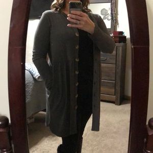 New Zenana full button up cardigan with pockets